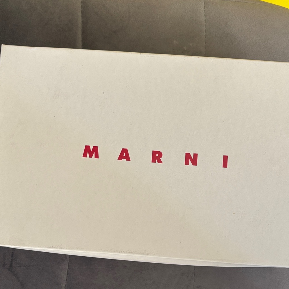Girls Marni Aqua Blue Cross Strap Puff Sandals - Picture 7 of 8